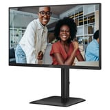 AOC 24E4U 23.8" monitor Zwart, 120 Hz, VGA, HDMI, DisplayPort, Audio, USB