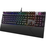 ASUS ROG Strix Scope II RX RGB mechanisch gaming toetsenbord Zwart, US lay-out (QWERTY), ROG RX Red, 100%, RGB leds, Hot-swappable, PBT Double-shot