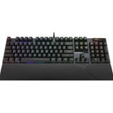 ASUS ROG Strix Scope II RX, gaming toetsenbord Zwart, US lay-out, ROG RX Red, RGB leds, Hot-swappable, PBT