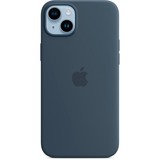 Apple Siliconenhoesje met MagSafe voor iPhone 14 Plus - Stormblauw telefoonhoesje Blauwgrijs