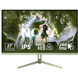 Arozzi Nova 27" gaming monitor Groen, 2x DisplayPort, 2x HDMI, Audio, Adaptive Sync, 260 Hz