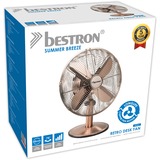 Bestron DFT35CO Retro tafelventilator  Koper, Ø 35 cm