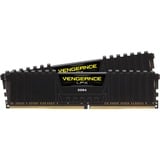 Corsair 64 GB DDR4-3600 Kit werkgeheugen Zwart, CMK64GX4M2D3600C18, Vengeance LPX, XMP