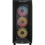 Corsair  midi tower behuizing Donkergrijs | 1x USB-A | 1x USB-C | RGB | Window