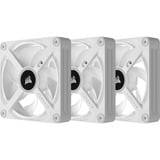 Corsair iCUE LINK QX120 RGB 120mm PWM Fans Starter Kit - Wit case fan Wit, 4-pins PWM fan-connector