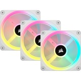 Corsair iCUE LINK QX120 RGB Starterskit case fan Wit, 3 stuks, 4-pins PWM fan-connector