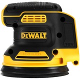 DEWALT DCW210NT-XJ 18V XR brushless 125mm excentrische schuurmachine Geel/zwart, Incl. T-STAK Box II, accu en oplader niet inbegrepen