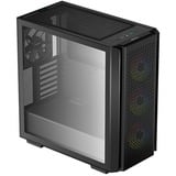 DeepCool CG560 midi tower behuizing Zwart | 2x USB-A | Window