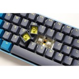 Ducky One 3 Daybreak Mini, toetsenbord Blauw/geel, US lay-out, Cherry MX Silent Red, RGB leds, PBT Double Shot, hot swap