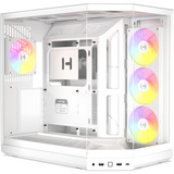 HYTE HYTE Y50 Snow White midi tower behuizing Wit | 2x USB-A | 1x USB-C | RGB | Window