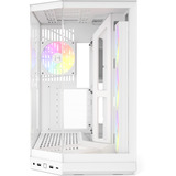 HYTE HYTE Y50 Snow White midi tower behuizing Wit | 2x USB-A | 1x USB-C | RGB | Window