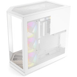 HYTE HYTE Y50 Snow White midi tower behuizing Wit | 2x USB-A | 1x USB-C | RGB | Window