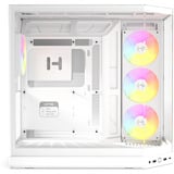 HYTE Y50 RGB Snow White midi tower behuizing Wit | 2x USB-A | 1x USB-C | RGB | Tempered Glass