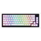 Hator Skyfall MAG Ultra 8K RGB mechanisch gaming toetsenbord Zwart, US lay-out (QWERTY), HATOR Aurum Ice, 65%, RGB, Double-shot PBT, Hot-swap
