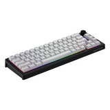 Hator Skyfall MAG Ultra 8K RGB mechanisch gaming toetsenbord Zwart, US lay-out (QWERTY), HATOR Aurum Ice, 65%, RGB, Double-shot PBT, Hot-swap