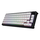 Hator Skyfall MAG Ultra 8K, gaming toetsenbord Zwart, US lay-out, HATOR Aurum Ice, 65%, RGB, Double-shot PBT, Hot-swap
