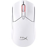 HyperX Pulsefire Haste 2 Mini gaming muis Wit, 400 - 26,000 DPI, 2.4 GHz / Bluetooth / USB-C