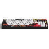 Iqunix F97 Graffiti Diary Wireless Mechanical Keyboard, gaming toetsenbord Zwart/wit, US lay-out, Cherry MX Blue, RGB leds, 96%, Hot-swappable, PBT, 2.4GHz | Bluetooth 5.1 | USB-C