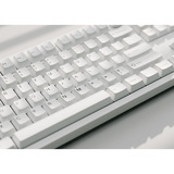 Keychron Cherry Profile Double - Shot PBT Full Set Keycaps - Black on White - Bow Wit, 218 stuks