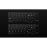 Keychron Cherry Profile Double - Shot PBT Full Set Keycaps - Black on White - Bow Wit, 218 stuks