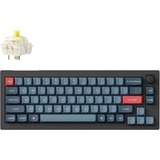 Keychron V2 Max-D4, toetsenbord Zwart, US lay-out, Gateron Jupiter Banana, RGB leds, 65%, Double-shot PBT, hot swap, 2.4 | Bluetooth | USB-C, Knob