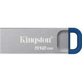Kingston DataTraveler Kyson USB Flash Drive 512 GB usb-stick Zilver/blauw, USB-A 3.2 (5 Gbit/s)