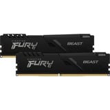 Kingston FURY 32 GB DDR4-3200 (2x 16 GB) Kit werkgeheugen Zwart, KF432C16BB1K2/32, Beast, XMP 2.0
