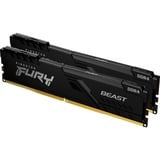 Kingston FURY Beast 32 GB DDR4-3200 (2x 16 GB) werkgeheugen Zwart, KF432C16BB1K2/32, XMP 2.0