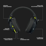 Logitech G435 LIGHTSPEED Wireless Gaming Headset Zwart, Bluetooth, Pc, PlayStation 4, PlayStation 5