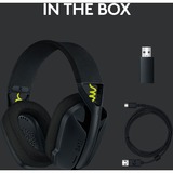 Logitech G435 LIGHTSPEED Wireless Gaming Headset Zwart, Bluetooth, Pc, PlayStation 4, PlayStation 5