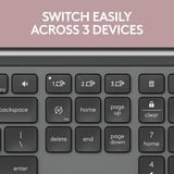Logitech MK950 Signature Slim draadloze desktopset Grafiet, US-International lay-out (QWERTY), 400 - 4000 dpi