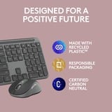 Logitech MK950 Signature Slim draadloze desktopset Grafiet, US-International lay-out (QWERTY), 400 - 4000 dpi
