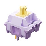 MCHOSE K99 Horizon Orange Hyacinth Wireless Gasket Mount Mechanical, toetsenbord Wit/oranje, US lay-out, KTT Hyacinth, 98%, RGB, Hot swap, Double-Shot PBT, draadloos / Bluetooth / USB-C