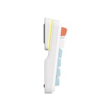 MCHOSE K99 Horizon Orange Hyacinth Wireless Gasket Mount Mechanical, toetsenbord Wit/oranje, US lay-out, KTT Hyacinth, 98%, RGB, Hot swap, Double-Shot PBT, draadloos / Bluetooth / USB-C
