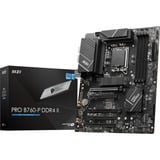 MSI PRO B760-P DDR4 II socket 1700 moederbord Zwart, RAID, 2.5Gb-LAN, Gb-LAN, Sound, ATX