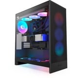 NZXT H7 Flow RGB (2024) midi tower behuizing Zwart | 2x USB-A | 1x USB-C | RGB | Tempered Glass
