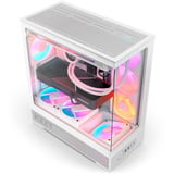 NZXT S5 RGB midi tower behuizing Wit | 2x USB-A | 1x USB-C | RGB | Tempered Glass