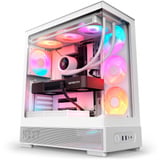 NZXT S5 RGB midi tower behuizing Wit | 2x USB-A | 1x USB-C | RGB | Tempered Glass