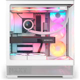 NZXT S5 RGB midi tower behuizing Wit | 2x USB-A | 1x USB-C | RGB | Tempered Glass