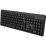 Qware Swindon bedraad toetsenbord Zwart, EU lay-out (QWERTY)