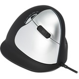 R-Go Tools HE Mouse, Rechtshandig Zwart/zilver, 500 - 3500dpi, Large (Handlengte boven de 185mm)