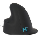 R-Go Tools HE Mouse, Rechtshandig Zwart/zilver, 500 - 3500dpi, Large (Handlengte boven de 185mm)