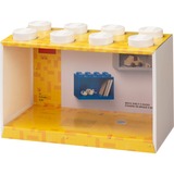 Room Copenhagen LEGO Brick Shelf, 8 noppen wandschap Wit