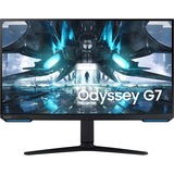 SAMSUNG Odyssey G7A LS28AG700NUXEN 28" 4K Ultra HD Gaming Monitor Zwart, 2x HDMI, 1x DisplayPort, 2x USB-A 3.2 (5 Gbit/s), 1x USB-B 3.0, 144 Hz