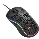 Sharkoon Light² S  gaming muis Zwart, 600 - 6200 dpi, RGB leds