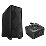 Sharkoon VS8 Black + Rebel P10, 550 watt midi tower behuizing Zwart | 3x USB-A