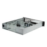SilverStone RM23-502 rack behuizing Grijs/zwart