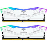 Team Group Delta RGB 32 GB DDR5-6000 (2x 16 GB) werkgeheugen Wit, FF4D532G6000HC30DC01, XMP 3.0