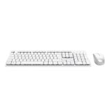 Trust Ody II Draadloos Toetsenbord en Muis Set desktopset Wit, US lay-out (QWERTY), 100%, Stille Toetsen