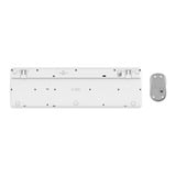 Trust Ody II Draadloos Toetsenbord en Muis Set desktopset Wit, US lay-out (QWERTY), 100%, Stille Toetsen